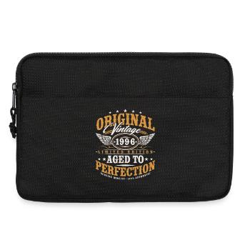 Original 1996 Jahrgang Vintage Geburtstag Geschenk - Laptoptasche 13" - Schwarz - Vorne