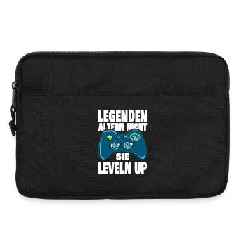 Legenden Leveln Up - Laptoptasche 13" - Schwarz - Vorne