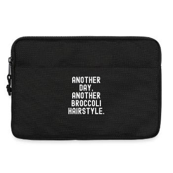 Ein weiterer Tag – eine weitere Brokkolifrisur - Laptoptasche 13" - Schwarz - Vorne
