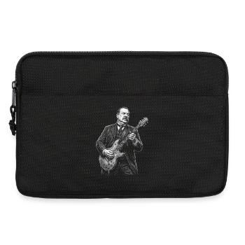 Grover Cleveland Gitarre - Laptoptasche 13" - Schwarz - Vorne