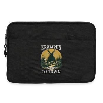 Krampus kommt in die Stadt - Laptoptasche 13" - Schwarz - Vorne