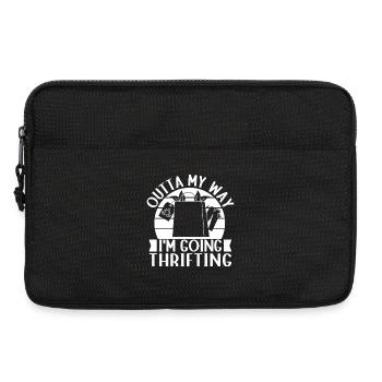 Thrift Shop Outta My Way I´m Going Love Thrifting - Laptoptasche 13" - Schwarz - Vorne
