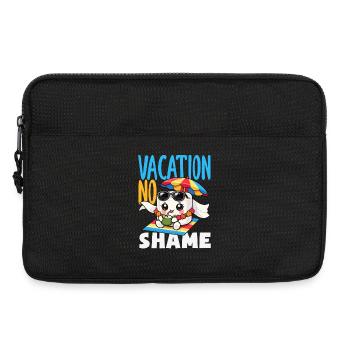 Das Einsteigen In Flugzeuge lustig - Laptoptasche 13" - Schwarz - Vorne