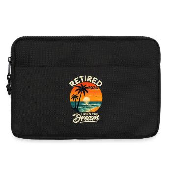 Retired 2026 Living The Dream - Laptoptasche 13" - Schwarz - Vorne