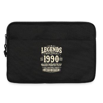 36. Geburtstag Geschenk Mann 1990 Vintage Retro - Laptoptasche 13" - Schwarz - Vorne