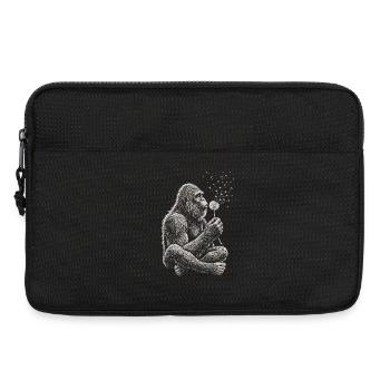 Bigfoot, Pusteblume, Löwenzahn, Naturliebhaber - Laptoptasche 13" - Schwarz - Vorne