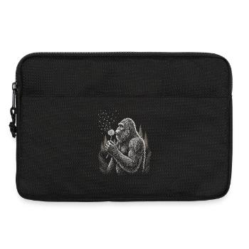 Bigfoot, Pusteblume, Löwenzahn, Naturliebhaber - Laptoptasche 13" - Schwarz - Vorne