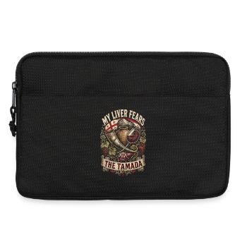 Georgien Georgier Tbilisi Sakartvelo Tamada - Laptoptasche 13" - Schwarz - Vorne