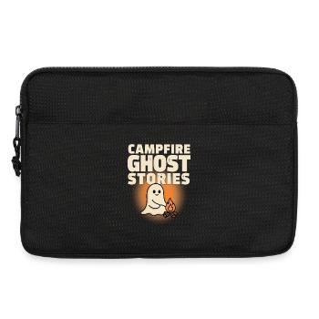 Halloween-Geist – Lagerfeuer-Geistergeschichten - Laptoptasche 13" - Schwarz - Vorne