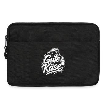 Gute Käse | Cooler Graffiti Spruch | Jugendwort - Laptoptasche 13" - Schwarz - Vorne