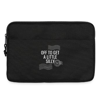 Off To Get A Little Silly - Laptop bag 13" - black - Front