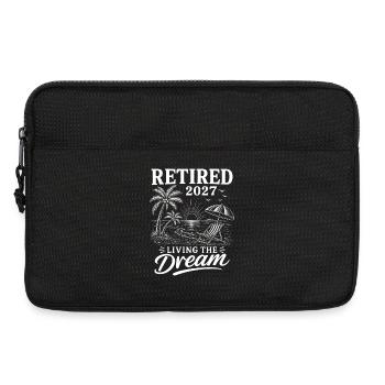 Retired 2027 Living The Dream - Laptoptasche 13" - Schwarz - Vorne