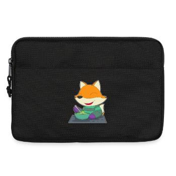 Fuchs Koch Schüssel Kochen - Laptoptasche 13" - Schwarz - Vorne