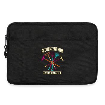 Rechenzentrum Garten Netzwerk lustig Gärtner - Laptoptasche 13" - Schwarz - Vorne