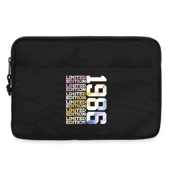 LIMITED EDITION 1986 - 40 JAHRE - 40. GEBURTSTAG - Laptoptasche 13" - Schwarz - Vorne