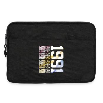 LIMITED EDITION 1991 - 35 JAHRE - 35. GEBURTSTAG - Laptoptasche 13" - Schwarz - Vorne