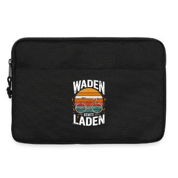  Waden Statt Laden Fahrrad Radsport - Laptoptasche 13" - Schwarz - Vorne