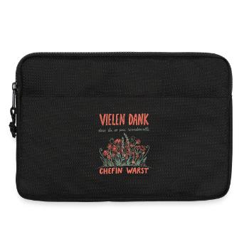 Chefin Abschied Jobwechsel Rente - Laptoptasche 13" - Schwarz - Vorne