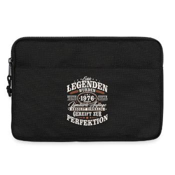1976 Jahrgang Vintage Geburtstag Geschenk Retro - Laptoptasche 13" - Schwarz - Vorne