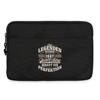 1967 Jahrgang Vintage Geburtstag Geschenk Retro - Laptoptasche 13" - Schwarz - Vorne