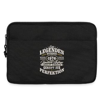 1976 Jahrgang Vintage Geburtstag Geschenk Retro - Laptoptasche 13" - Schwarz - Vorne