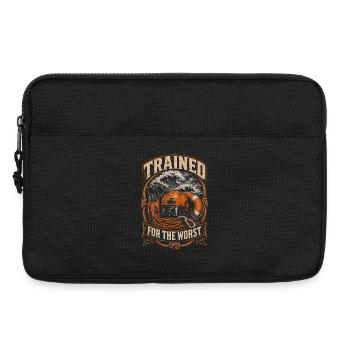 Küstenwache Rettungsschwimmer Trained For Worst - Laptoptasche 13" - Schwarz - Vorne