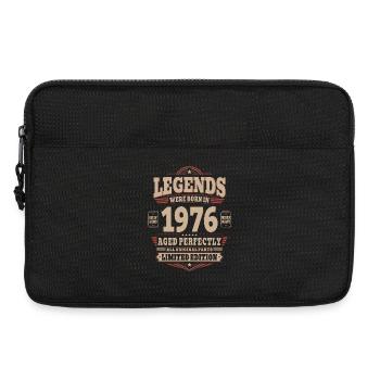 50. Geburtstag Geschenk Mann 1976 Vintage Retro - Laptoptasche 13" - Schwarz - Vorne