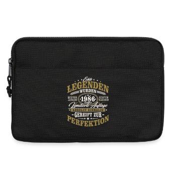 1986 Jahrgang geboren Geburtstag Vintage Geschenk  - Laptoptasche 13" - Schwarz - Vorne