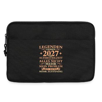 Altersteilzeit Nicht mehr zuständig Frührente 2027 - Laptoptasche 13" - Schwarz - Vorne
