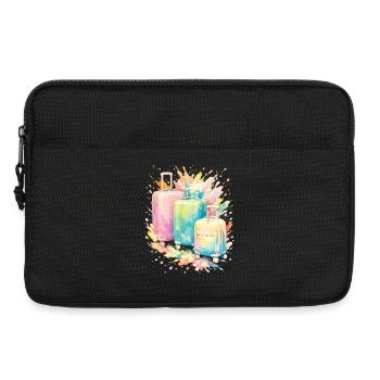 Reisekoffer Pastel Colour Splash Art - Laptoptasche 13" - Schwarz - Vorne