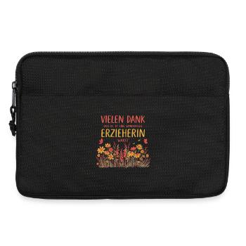 Beste Erzieherin Danke Abschied Kindergarten - Laptoptasche 13" - Schwarz - Vorne