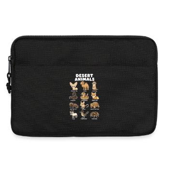  Wüstentier-diagramm Niedliche - Laptoptasche 13" - Schwarz - Vorne