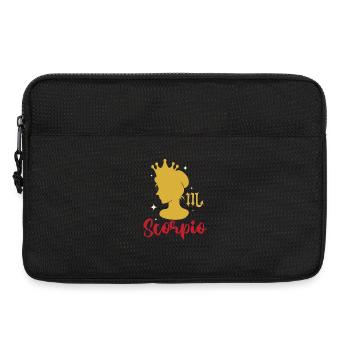 Sternzeichen Skorpion - Laptoptasche 13" - Schwarz - Vorne