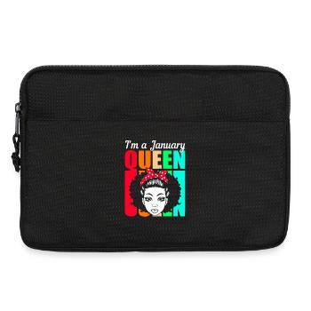Sternzeichen Wassermann - Laptoptasche 13" - Schwarz - Vorne