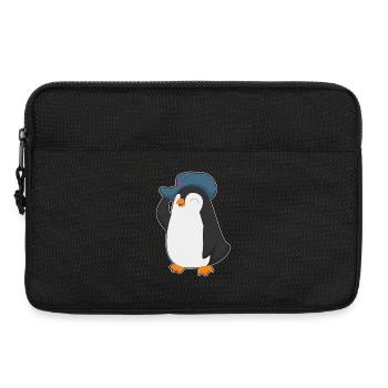 Chapeau de Pingouin - Sacoche pour ordinateur portable 13 pouces - noir - Devant