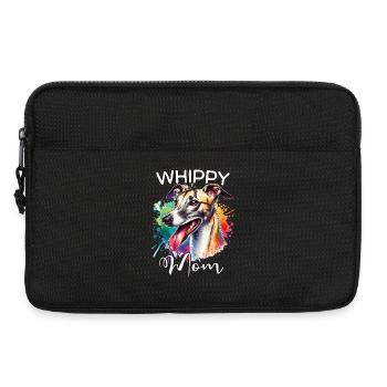 Windhund Mama - Laptoptasche 13" - Schwarz - Vorne