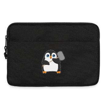 Pinguin Hammer - Laptoptasche 13" - Schwarz - Vorne