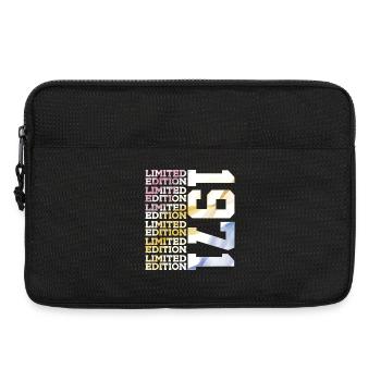 ÉDITION LIMITÉE 1971 - 55 ANS - 55E ANNIVERSAIRE - Sacoche pour ordinateur portable 13 pouces - noir - Devant