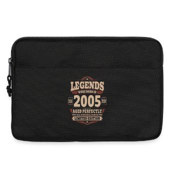 Cadeau d’anniversaire 21 Mari 2005 Vintage Rétro - Sacoche pour ordinateur portable 13 pouces - noir - Devant