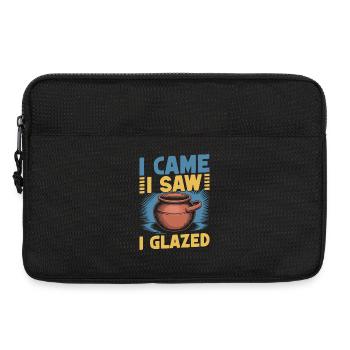 Gifts For Pottery Makers Came Saw Glazed Pottery - Laptop bag 13" - black - Front
