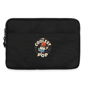 Lustiger Opa, der coolste Papa - Laptoptasche 13" - Schwarz - Vorne