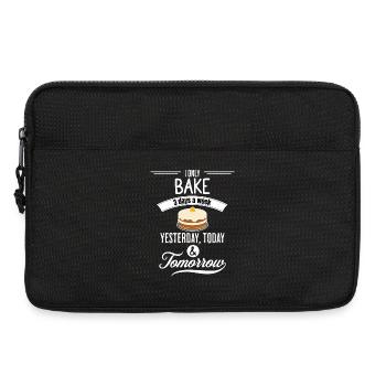 Funny Baking Quote - Laptop bag 13" - black - Front