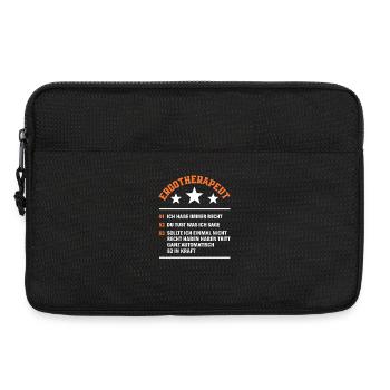 Ergotherapeut Immer Recht - Laptoptasche 13" - Schwarz - Vorne