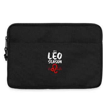 Signe du zodiaque Lion - Sacoche pour ordinateur portable 13 pouces - noir - Devant