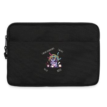 Full of Noise – Sensory Overload Cat - Laptop bag 13" - black - Front