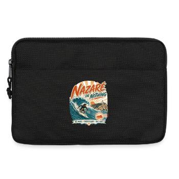 Nazaré Surfen - Laptoptasche 13" - Schwarz - Vorne