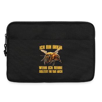 Honigbiene Bienenzüchter Biene Imker Zubehör  - Laptoptasche 13" - Schwarz - Vorne