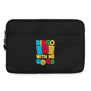 Bingo Game Bingo With Me Bingo - Laptop bag 13" - black - Front