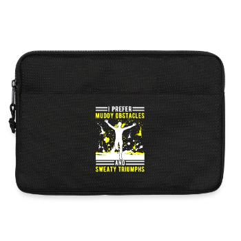 Runn Country Runner and XC Coach - Unique Cross - Laptoptasche 13" - Schwarz - Vorne