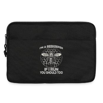 Beekeeping Supplies Beekeeper Accessories Beekeeping Bees Fan - Laptop bag 13" - black - Front